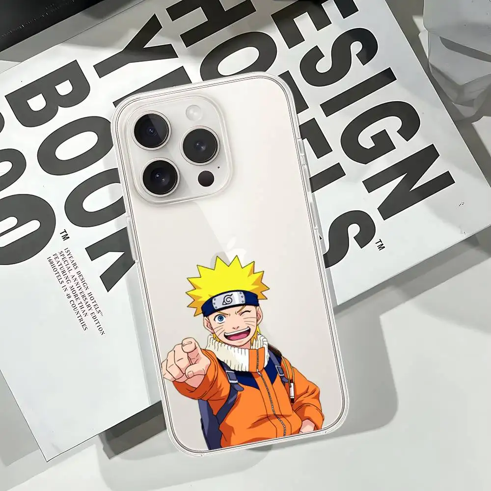 Akatsuki Logo Naruto Transparent Shockproof Phone Case