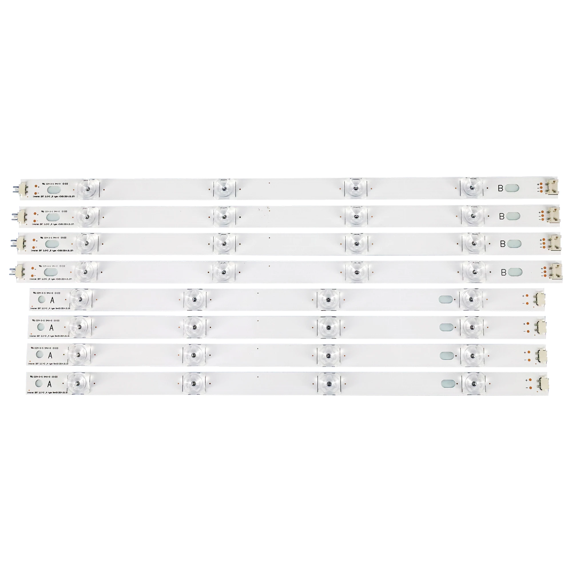 

Новинка 100%, 16 шт. (8 * A,8 * B) фотополосок для LG INNOTEK DRT 3,0 42 "-A/B Тип 6916L 1709B 1710B 1957E 1956E 6916L-1956A 6916L-1957A