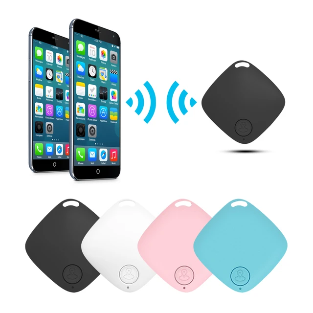Mini localisateur Bluetooth sans fil prismatique, alarme