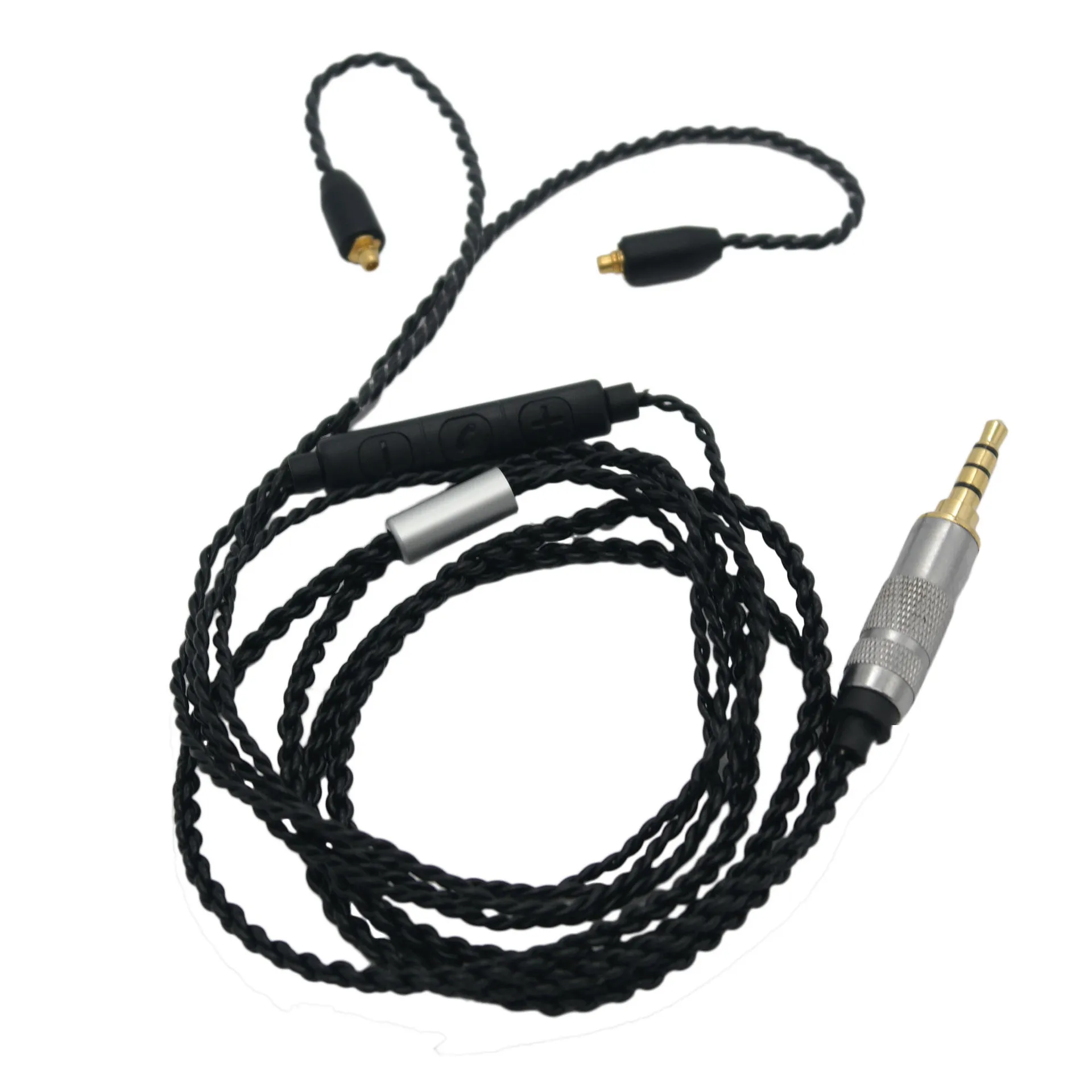 Headphone Audio Cable Converts For SHURE SE215 SE315 SE425 SE535 TH904 For MMCX 3.5 Mm Jack Devices Earphone Cable Parts