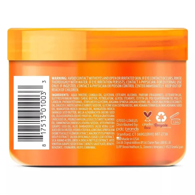 Original New Look Cantu Shea Butter Natural Hair Coconut Curling Cream 12OZ 340g Defines Moisturizes Help Stergthen Strands