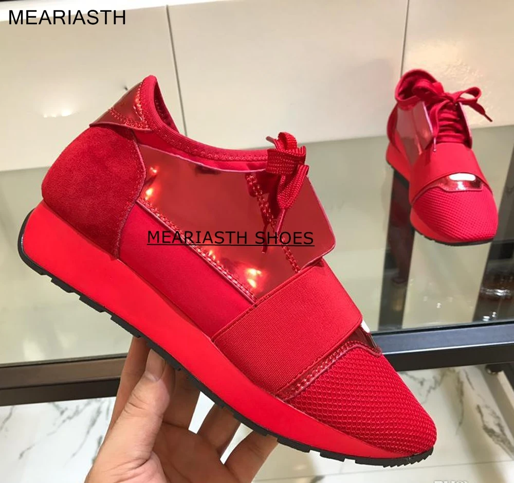 

Women Lace Up Loafers Tenis Feminino Esportivo Celebrity Breathable Mesh Shoes Trainers Women Low Top Flats Unisex Casual Shoes