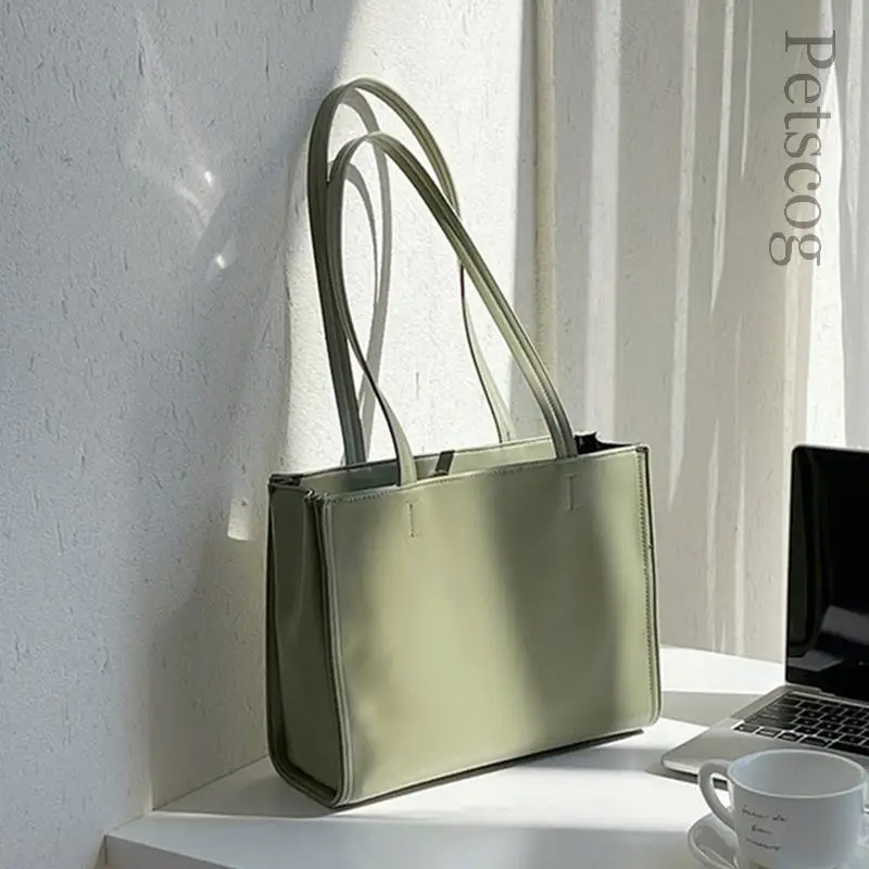 Women's Casual Tote Fashion Solid Leather Large Capacity Luxury