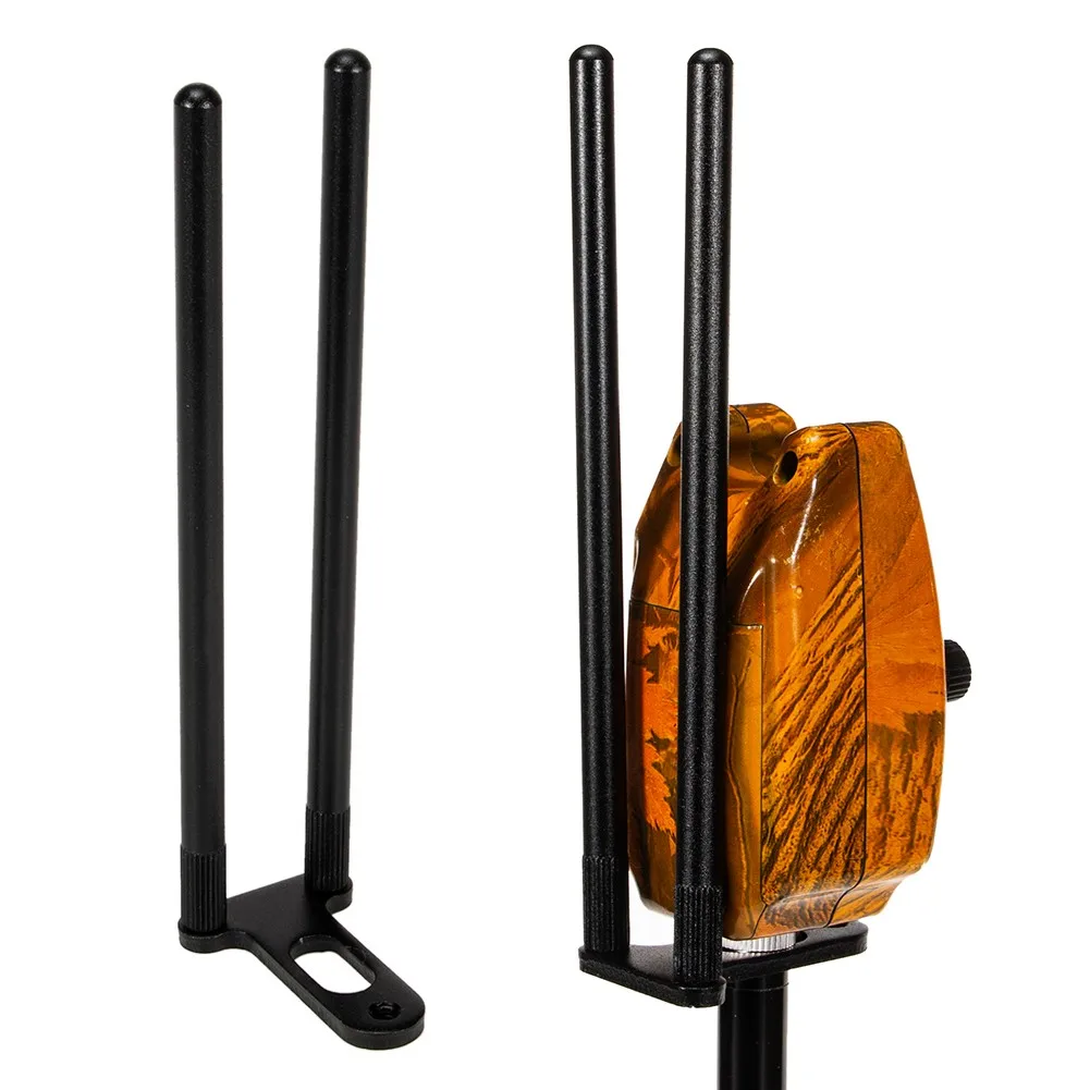 Aluminium Alloy Snag Bars Ears Black For Bite Alarms Windshield Fishing Snag Bar I5103341204