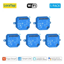 Smart WiFi Roller Shutter Switch with Voice Control Integration (5 PACK)