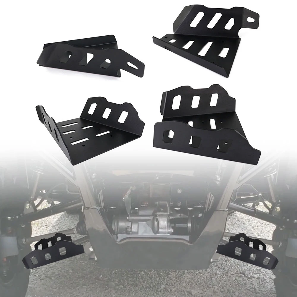 Moto Anteriore E Posteriore A-Arm Paraspruzzi Protezioni Per Honda Pioneer 1000 Pioneer 1000-5 2016-2018 2019 2020Mm Alluminio