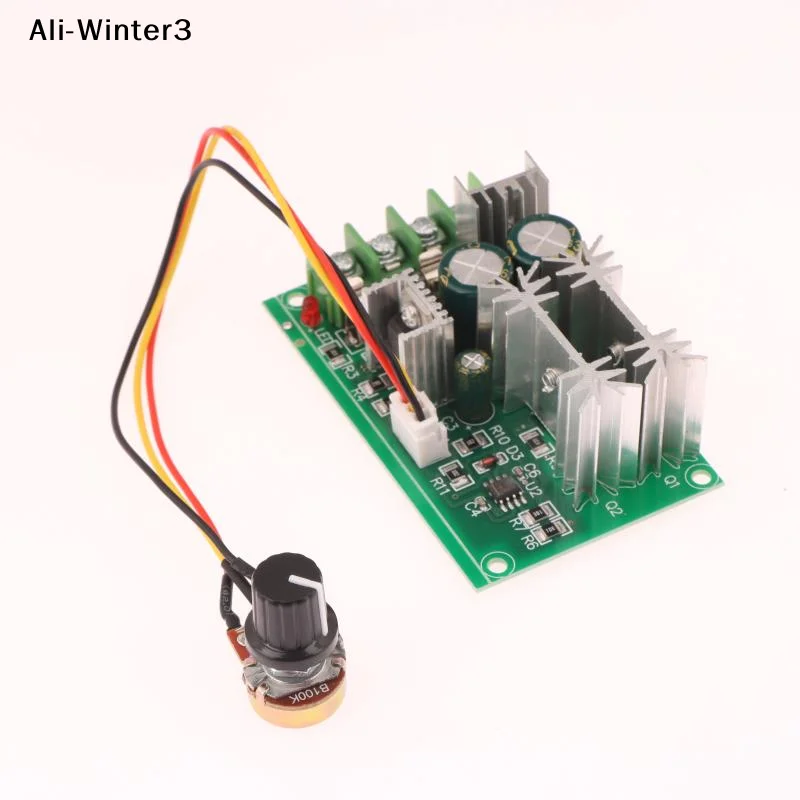 【WR】1 세트 PWM 모터 속도 컨트롤러 20A 전류 조절기 DC10-60V DC 모터 속도 조절기 24V 36V 48V 고전력 드라이브 모듈
