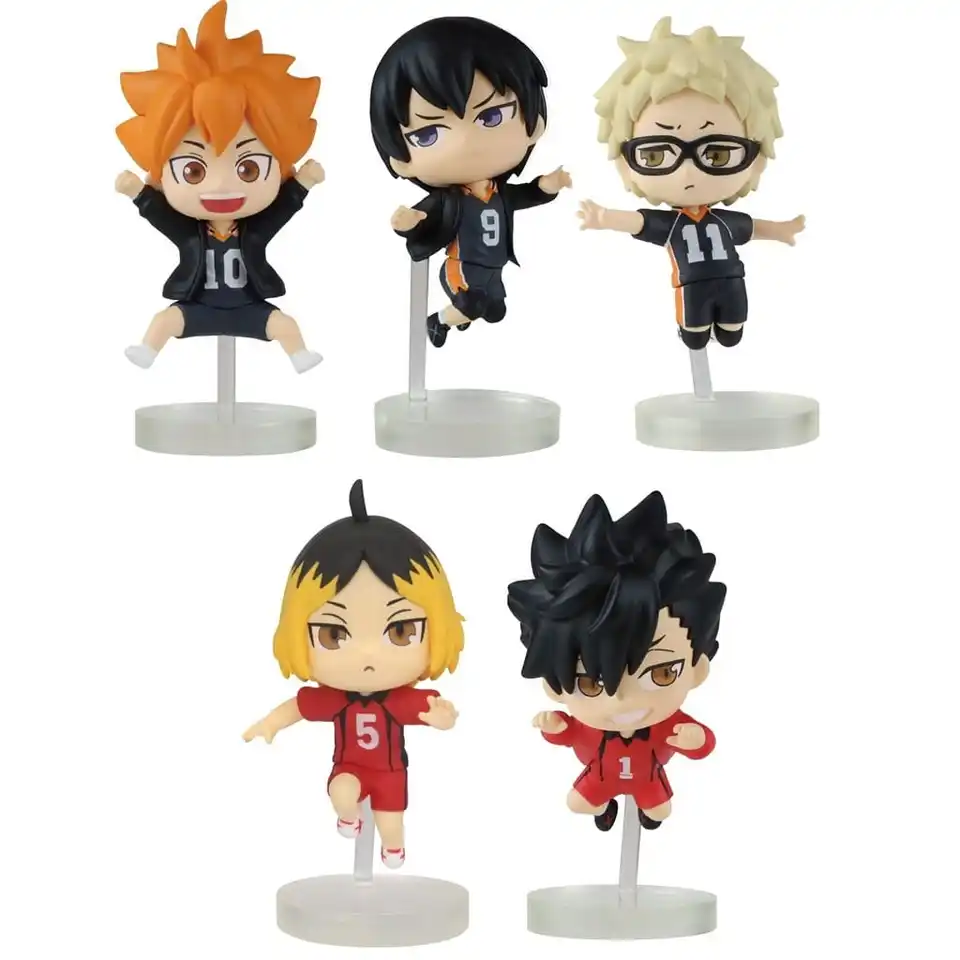 Set De 5 Figurines Capsule Haikyuu!! Vol.2, Takara Tomy, Pyonkore, Neuves