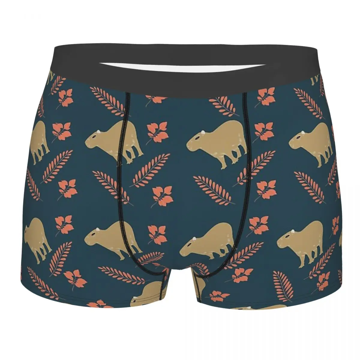 

Navy Capybara Hydrochoerus Hydrochaeris Animal Underpants Breathbale Panties Man Underwear Sexy Shorts Boxer Briefs