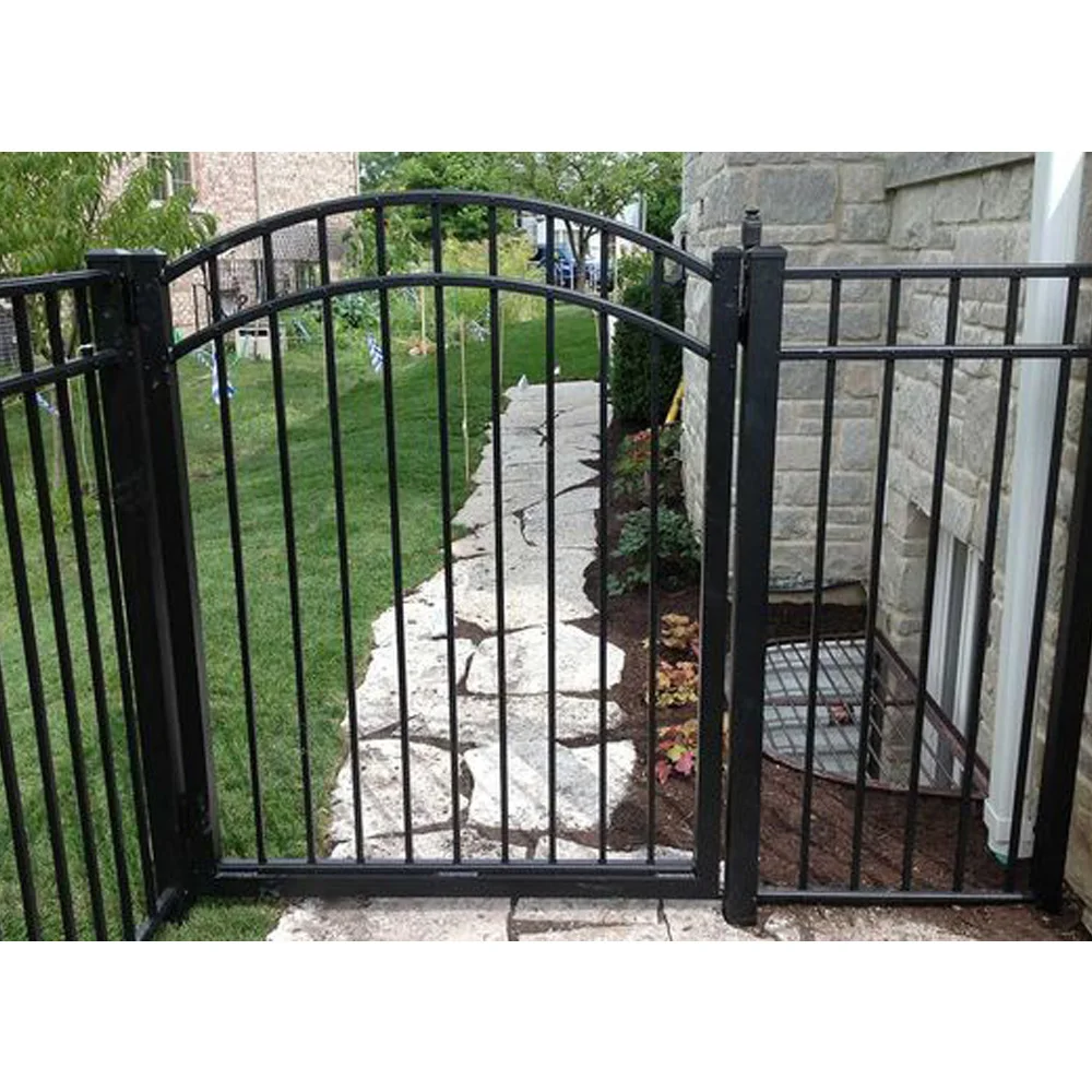 Favourite wrought iron fencing trellis gates flat top design aluminium boundary fence panels 6