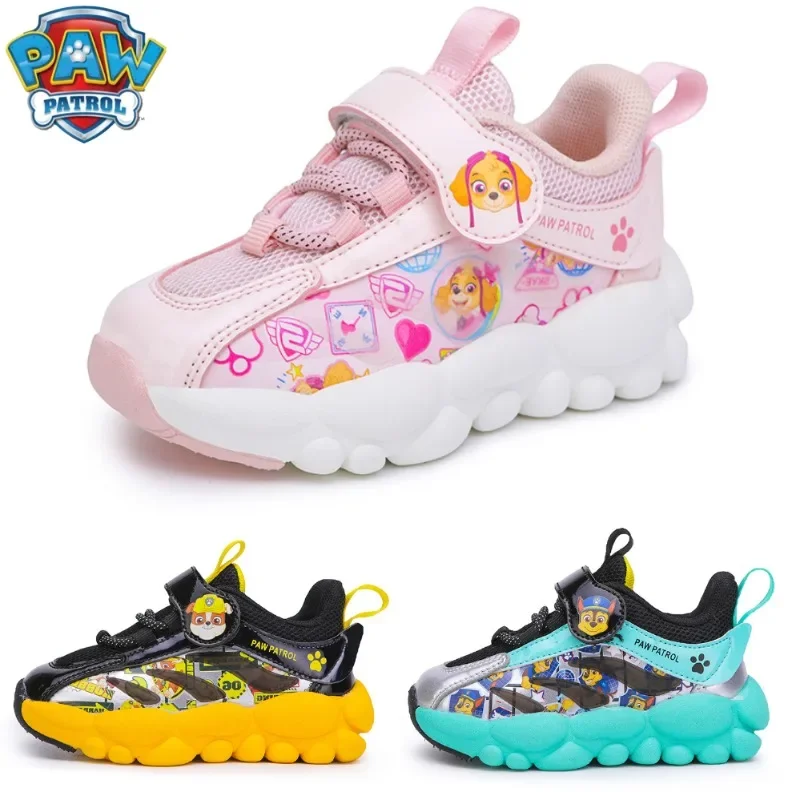 Paw Ronds Kids Sneakers Cartoon Fashion Antiscivolo Soft Sole Toddler Baby Shoes For Boys Girls Scarpe Da Corsa In Mesh Traspirante