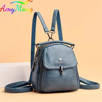 Borse da zaino alla moda da donna Borsa da viaggio multifunzione dal design di lusso per borsa a mano e borsa a tracolla in morbida pelle PU da donna