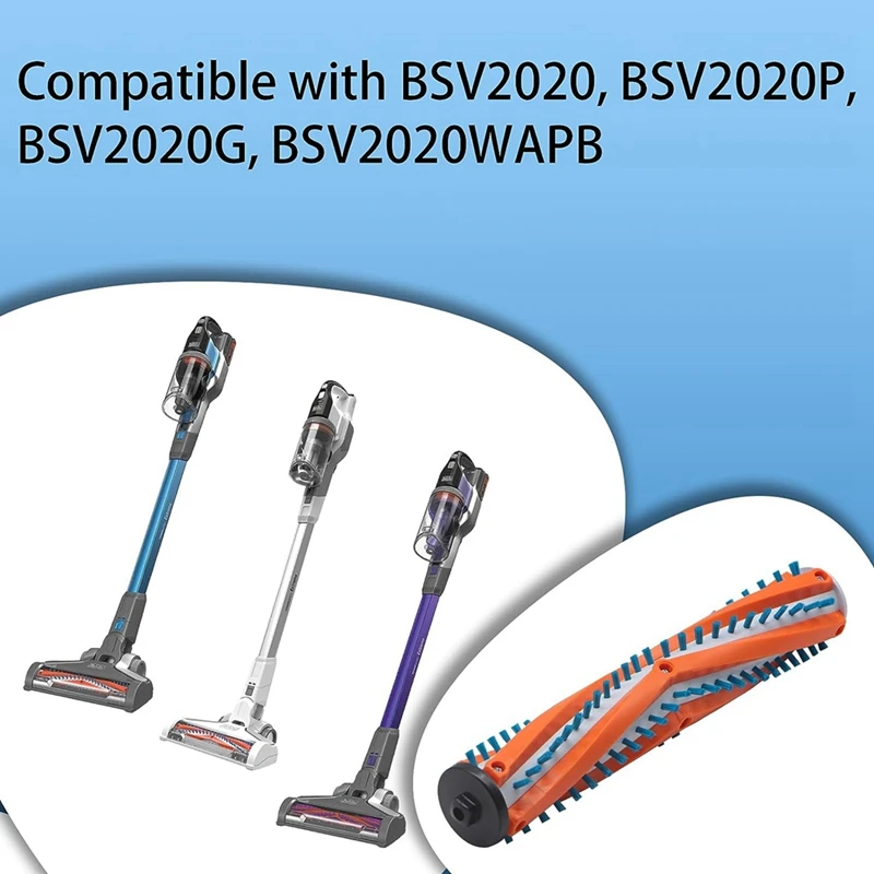 For Black Decker BSV2020G/BSV2020P Vacuum Cleaner Roller Brush Cleaning  Brushes