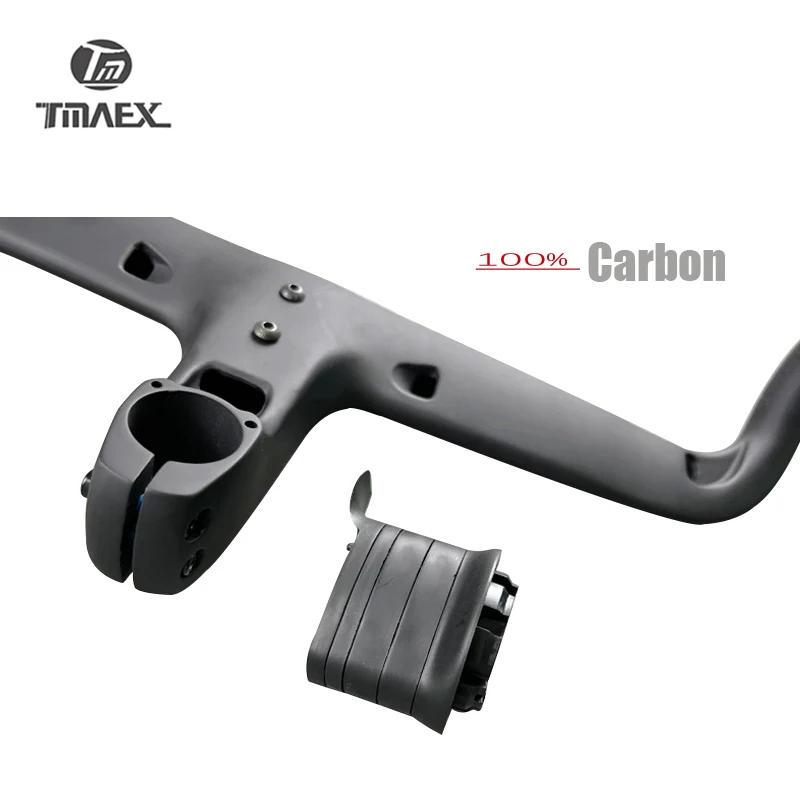 Carbon Road Handlebar New Type Integrated Handlebar T800 Integrated Carbon Handlebar Road 28.6mm UD Road Carbon Bicycle Spacer