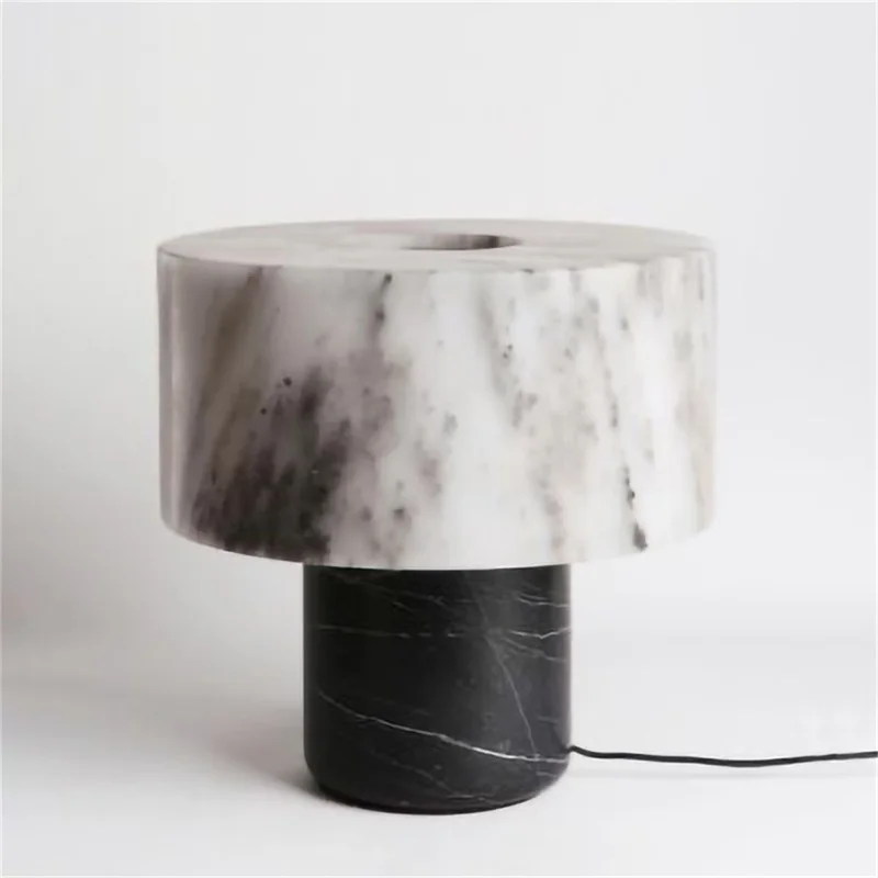 

TEMAR Postmodern Vintage Table Lamp Creative Design Marble Desk Light LED Fashion for Home Living Room Bedroom Decor