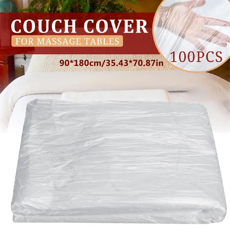 Massage Bed Sheets 100pcs Disposable Spa Massage Mattress Sheets Salon Massage Bed Sheets Oil-Waterproof Protective Sheets