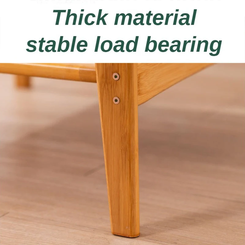 Bamboo Coffee Table Square Sofa Side Tables for Living Room Modern Bedside Table Creative Storage Center Tables Home Furniture