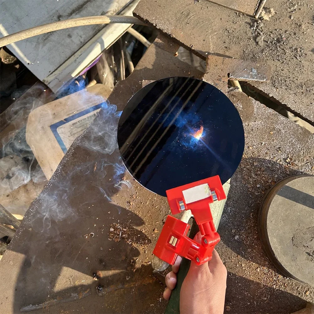 Universal Clip-On Round Shading Cover Adjustable Angle Shade Welding Shield Welding Blackout Panel for Torch