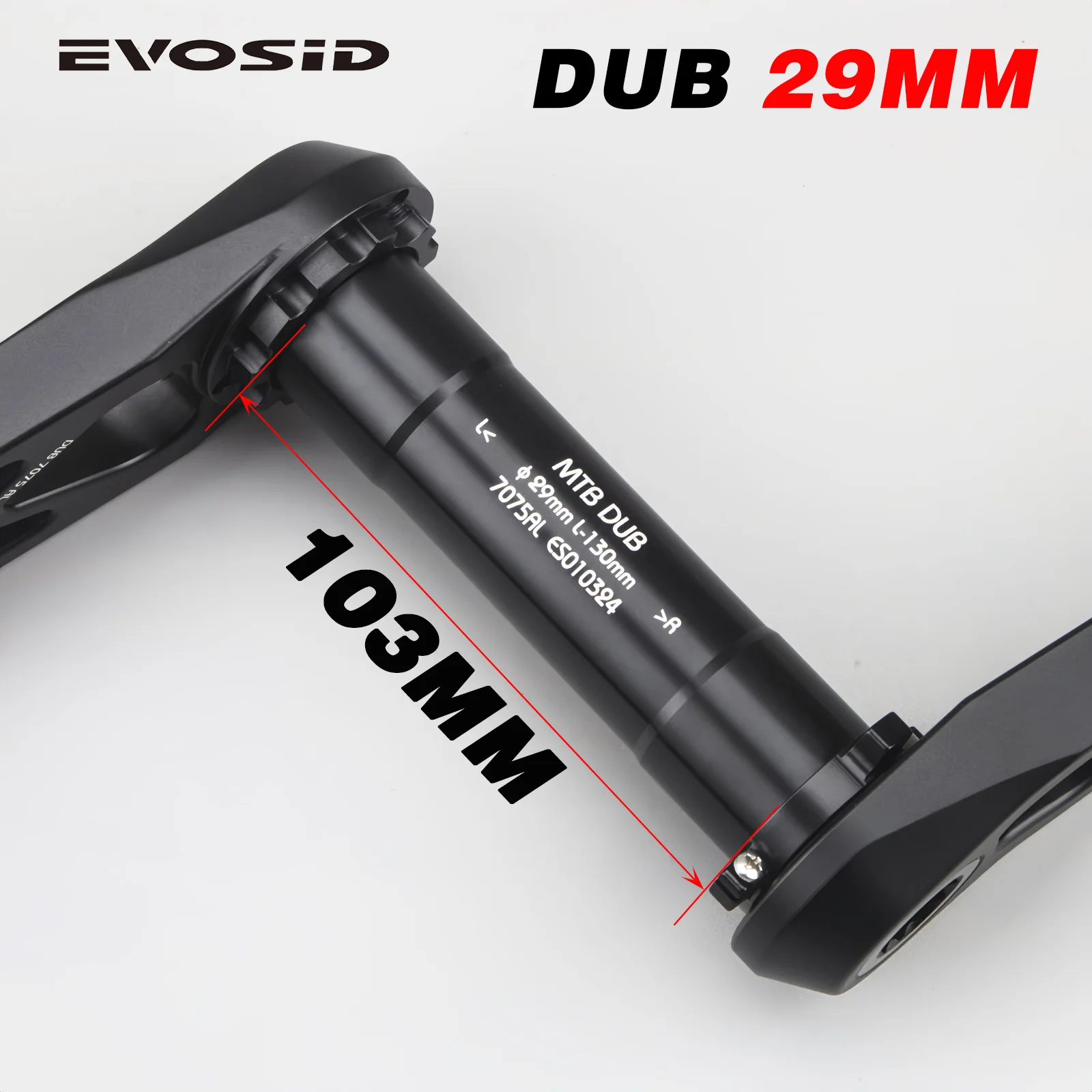 Description Picture 5 of itemEVOSID Mountain Bike DUB Crankset Hollow One-piece Crankset 165mm 170mm 175mm CNC High-strength Cranks 5DEV Made Of Aluminum