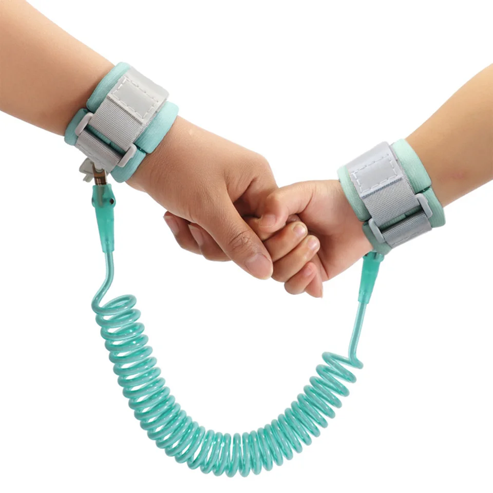  Onwon Anti Perdida Seguridad Muñequera Niño Arnés de Seguridad  Correa Correa Cuerda Correa de Mano para Caminar Correa de Mano Banda  Pulsera (4.9 ft Azul : Bebés