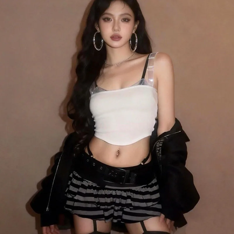 Lovely Sweet Y2K Spice Girl Mini Fashion Skirt Retro Harajuku Streetwear Fashion Subculture Skirt Slim Skirt Lady 2000S - Image 4
