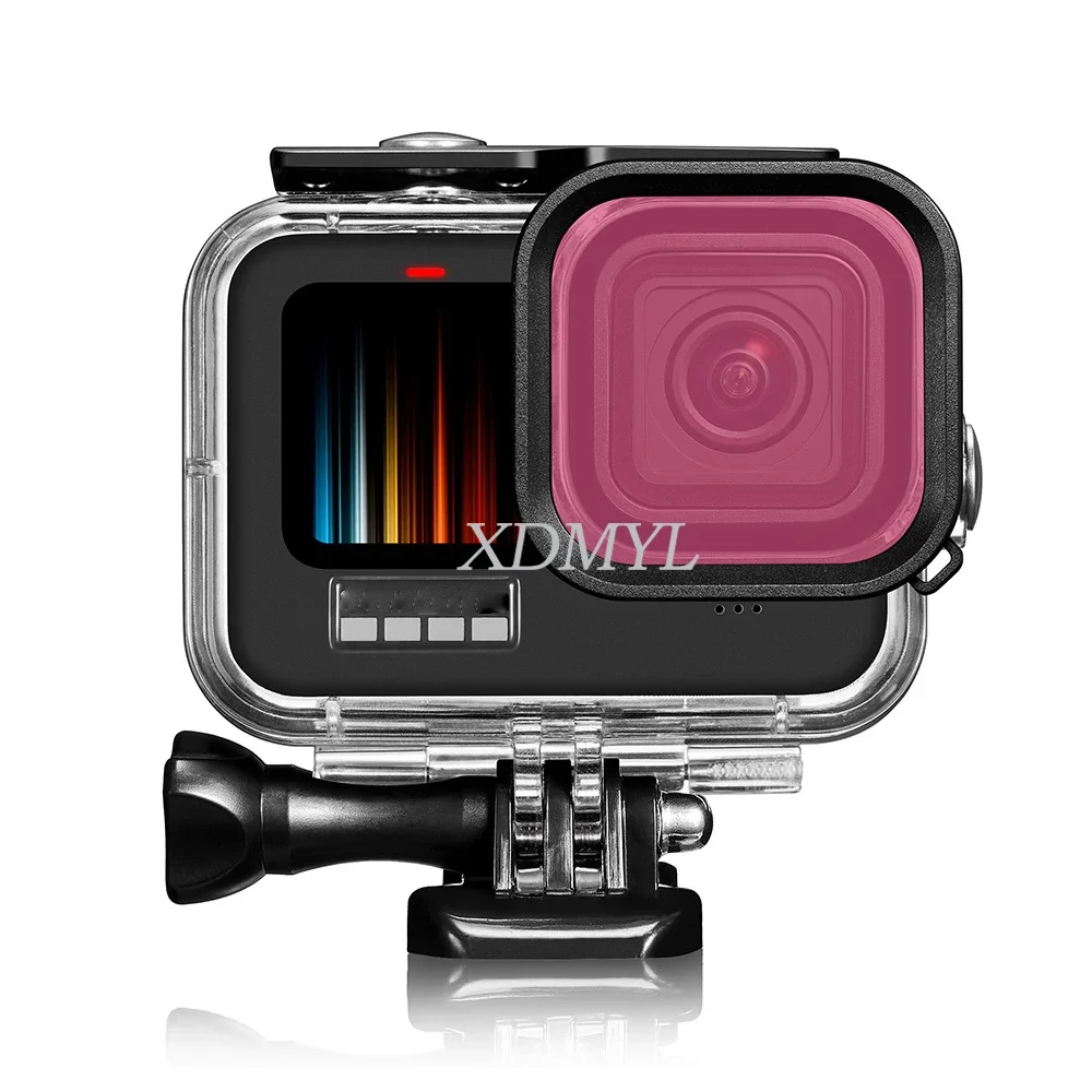 Action Camera Accessory Protector Holder Mount Waterproof Case For GoPro Hero 13 12 11 10 9 Underwater Diving Housing Cover
