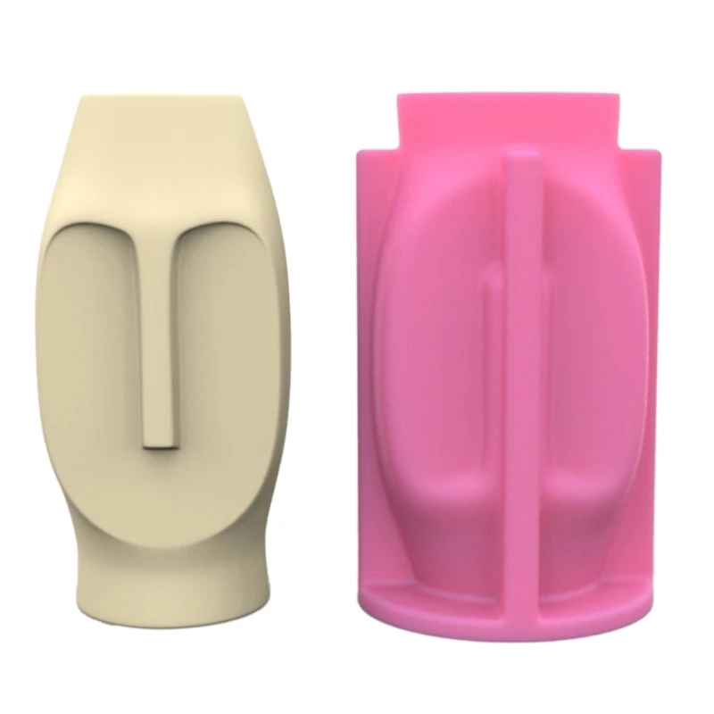 

Reusable Human Face Vase Resin Molds DIY Craft Decorations Arrange Flowers Mold E0BE