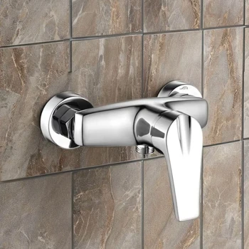 ก๊อกน้ำผสมอ่างอาบน้ำแบบผสมน้ำร้อนน้ำเย็น วัสดุโลหะผสมสังกะสี สำหรับห้องน้ำ 2