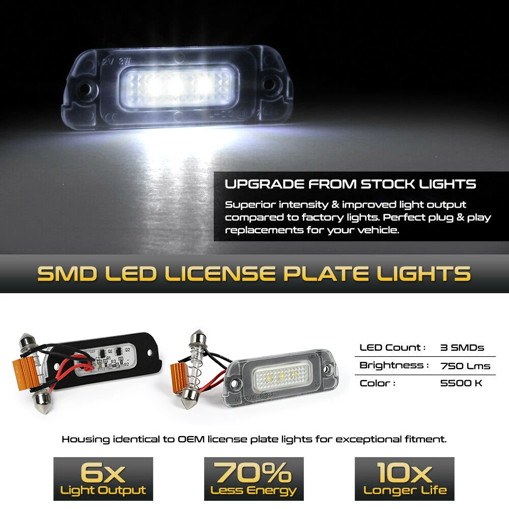Do!LED W164 led-kentekenverlichting Xenon wit