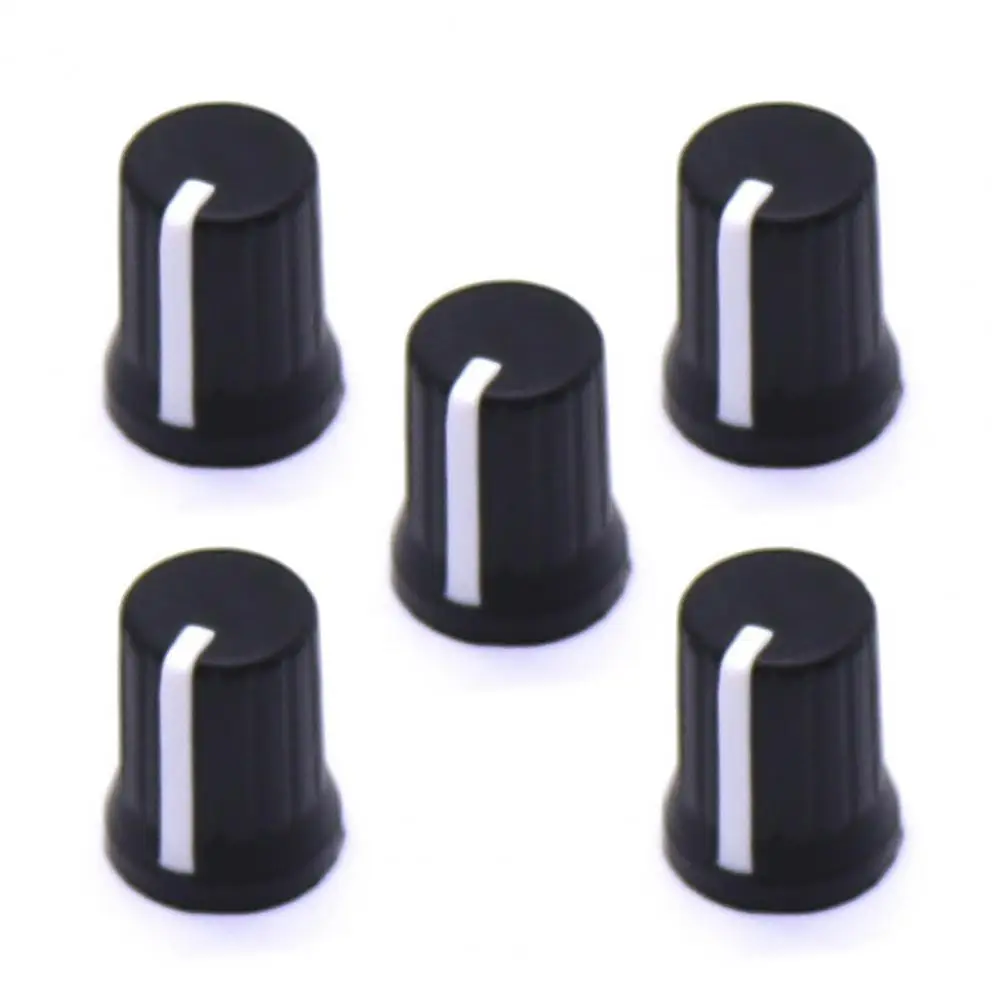 Universal EQ Rotary Knob Replacement Equalizer Potentiometer Fader Knobs Rubber Keyboard Instruments Rotary Knobs Parts 5Pcs