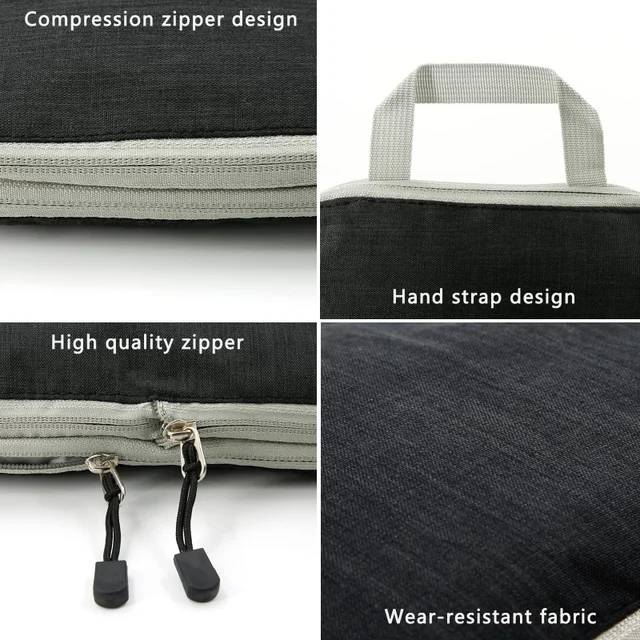 3/4D/4Db Utazási Szervező Táska Gyűrő Csomagoló Kockák Nylon Hordozható Kézitáska Poggyász Tároló Összecsukható Vízálló Cipőzsák - Image 4