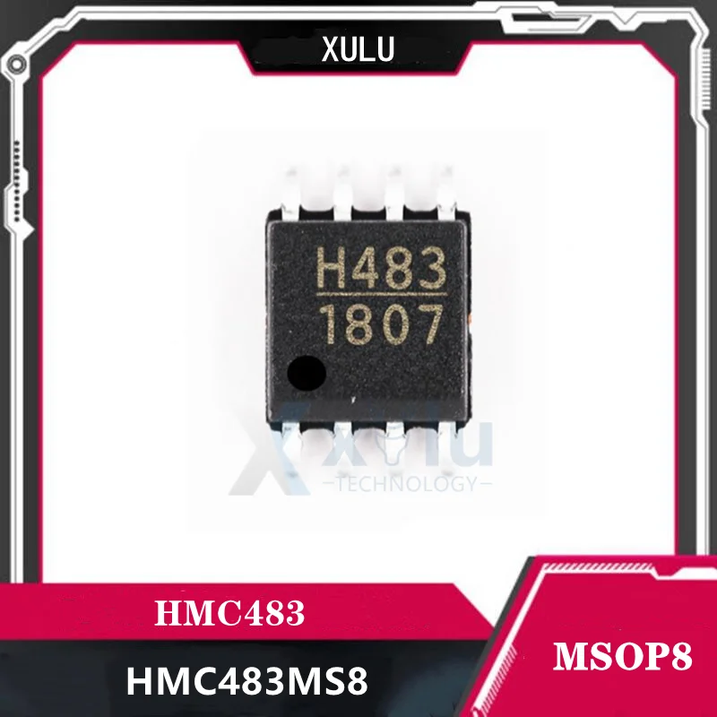 

HMC483MS8GETR HMC483MS8GE HMC483MS8 HMC483 silk screen H483 passive MMIC microwave double balanced mixer IC MSOP8