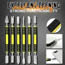 

Metal Crowbar 6-Piece Set Boot Stick Mobile Phone Digital Multi Home Appliance Disassemble Tool Electronic Repair Tools