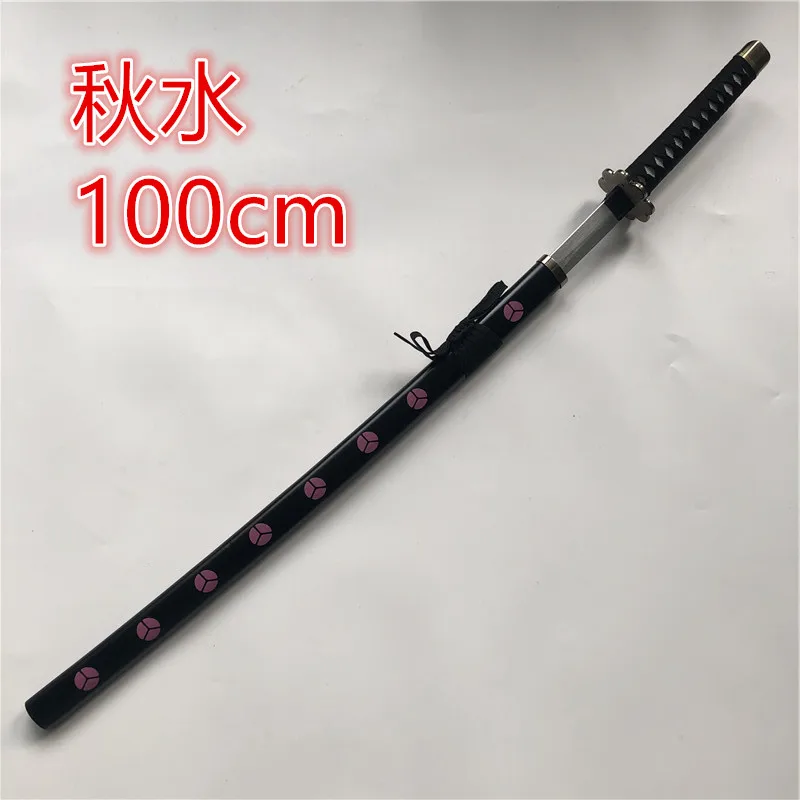 100cm Anime Roronoa Zoro Sword Weapon Cosplay Armed Katana Espada Wood Ninja Knife Samurai Sword Prop Toys For Teens