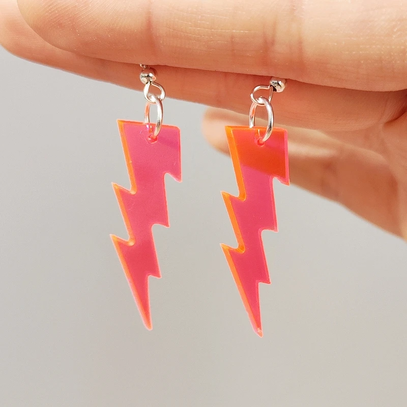 Acryl Rechthoek Oorbellen Vierkante Geometrische Verklaring Drop Dangle Oorbellen Mode Acryl Ovale Drop Oorbellen Voor Vrouwen Meisjes Funky Sieraden, Acryl, Geen edelsteen