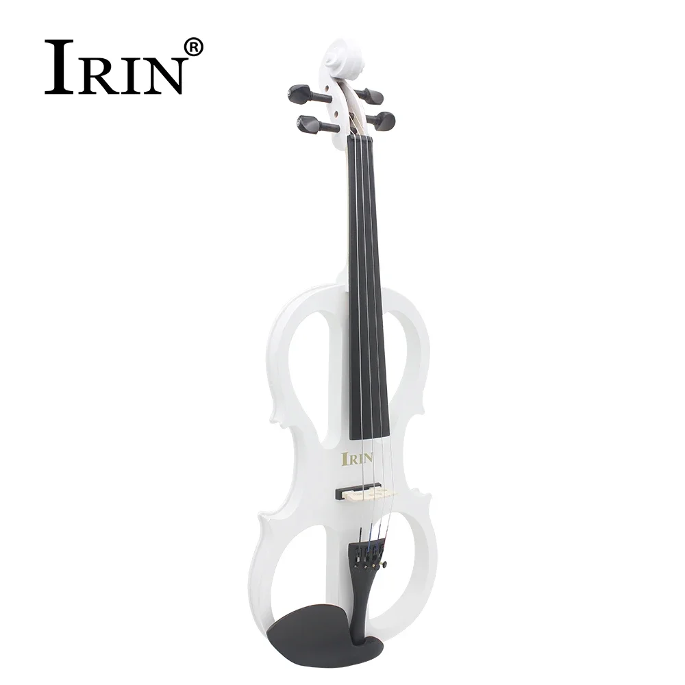 IRIN Violin Electric Professional 4/4 Electroacoustic Violin for Beginner Electric Silent with Bow Headphone Tuner Parts