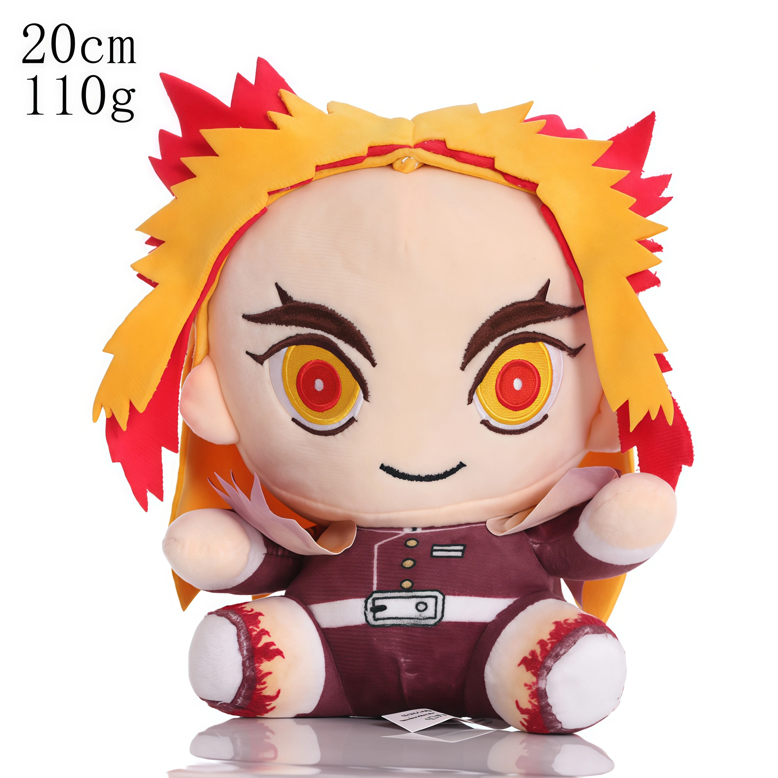 Neue 20 cm Dämon Slayer Cartoon Plüsch Spielzeug Ghost Slayer Kamado Tanjirou Kamado Nezuko Kochou Figur Gefüllte Puppe kinder geschenke – Detail 10