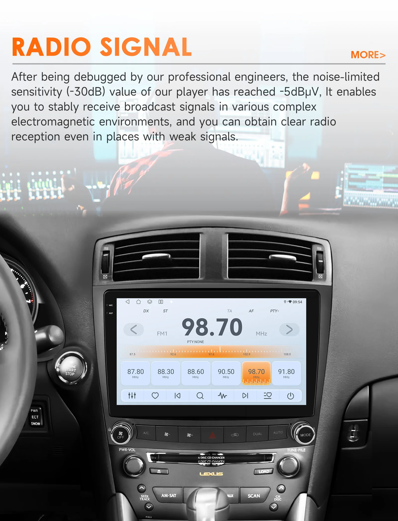 Hizpo 10,1 "Android Intelligente System Für Lexus IS250 200 300 350 2006-2012 Carplay Auto Video Player Zentrale Multimedia stereo – Detail 22