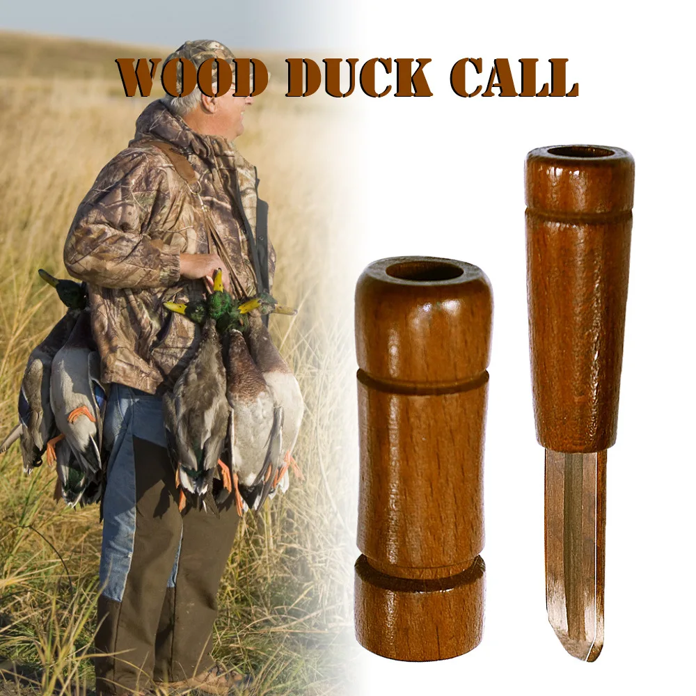 

Hunting All Ducks Mallard Duck High Quality Wooden Duck Calls Whistle Lures Commander Loud Realistic Sound