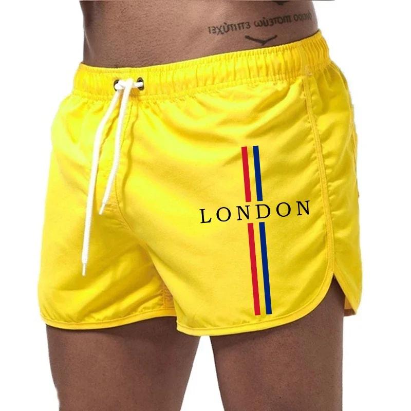 Mens Beach Shorts Quick Dry Sporty Running Cycling