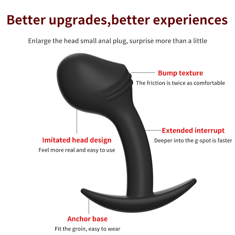 SM Small Walk Wearable Anal Bead Dildo Silicone Anal Plug Ass Anus Dilator Prostate Massager Butt Plug Toys for Man Women
