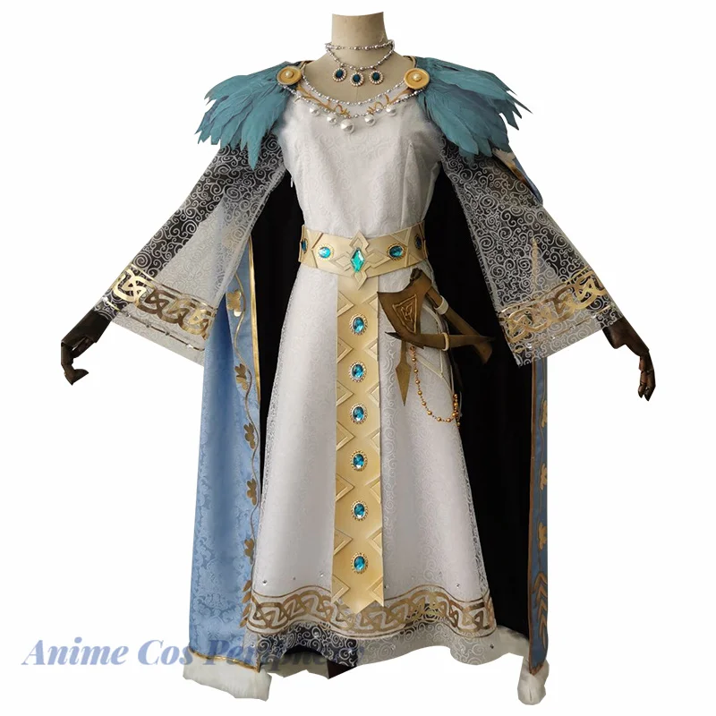 

Anime! Identity V Ada Mesmer Heron's Wing Game Suit Elegant Dress Uniform prop Cosplay Costume Halloween Party