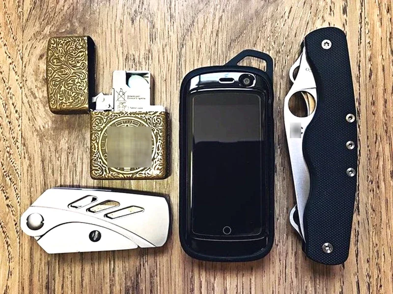 EDC Stainless Steel Insert Portable Candy Chewing Gun Medicine Box Storage Multifunction EDC Tools