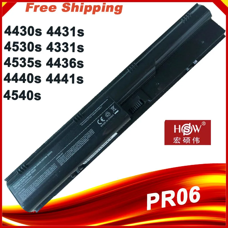 PR06LaptopBatteryForHPProBook4330S4331S4530S4540S4535S4435S