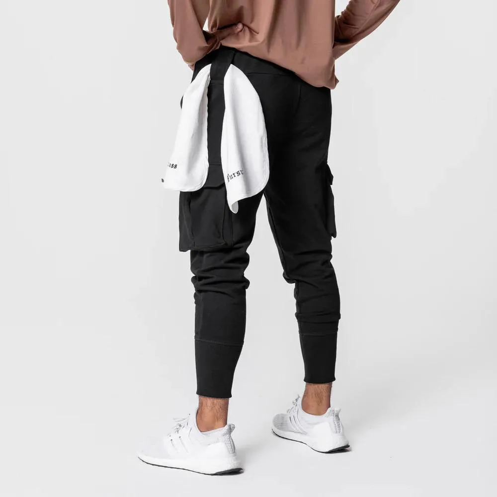 Pants Men Joggers Sweatpants Streetwear Trousers Fashion Printed Muscle Sports Multiple pockets