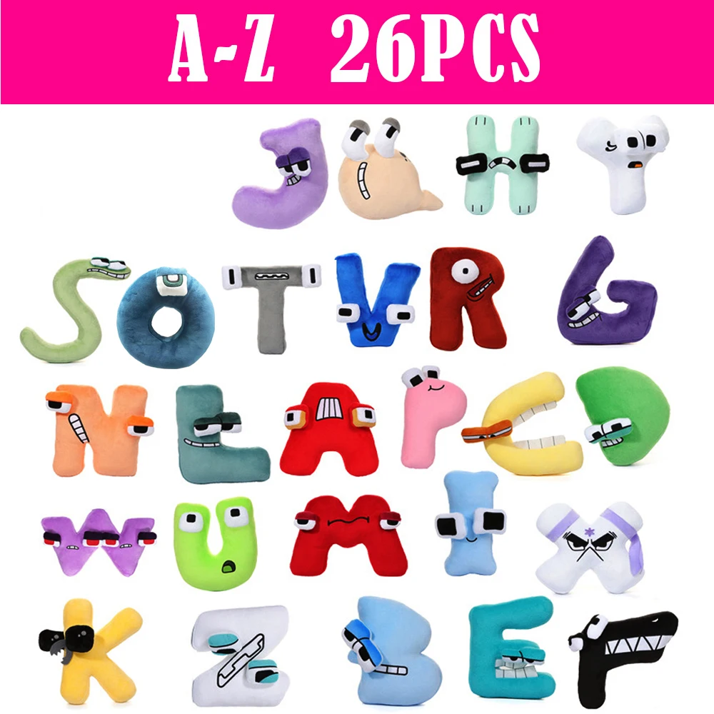 Ronglis Alphabet Lore Plush,26 Pcs Alphabet Lore Plush Toys for Children  and Adults,Fun Stuffed Alphabet Lore Plush Figure as a Christmas Party Gift  for Friends… in 2023