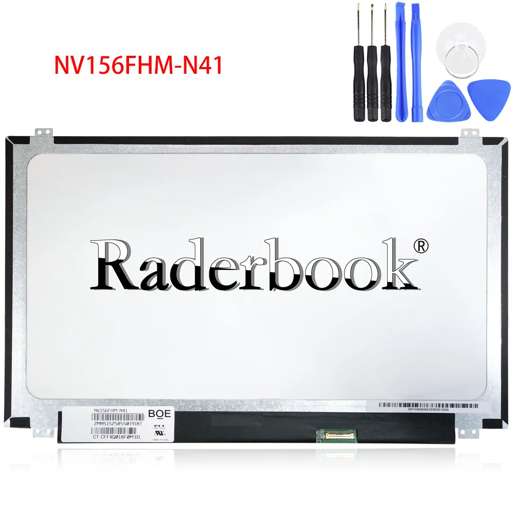 

ЖК-экран для ноутбука с IPS-матрицей 15,6 дюйма, V8.0, подходит для NV156FHM N41 N42 B156HAN06.1 FHD 1920x108 светодиодный, Светодиодная панель дисплея, 30-контактный eDP