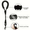 Nylon Reflective Stretch Big Dog Harness Pet Dog Accessories for Small Medium Large Dogs Dog Walking Cat Collar Dog Leash 4