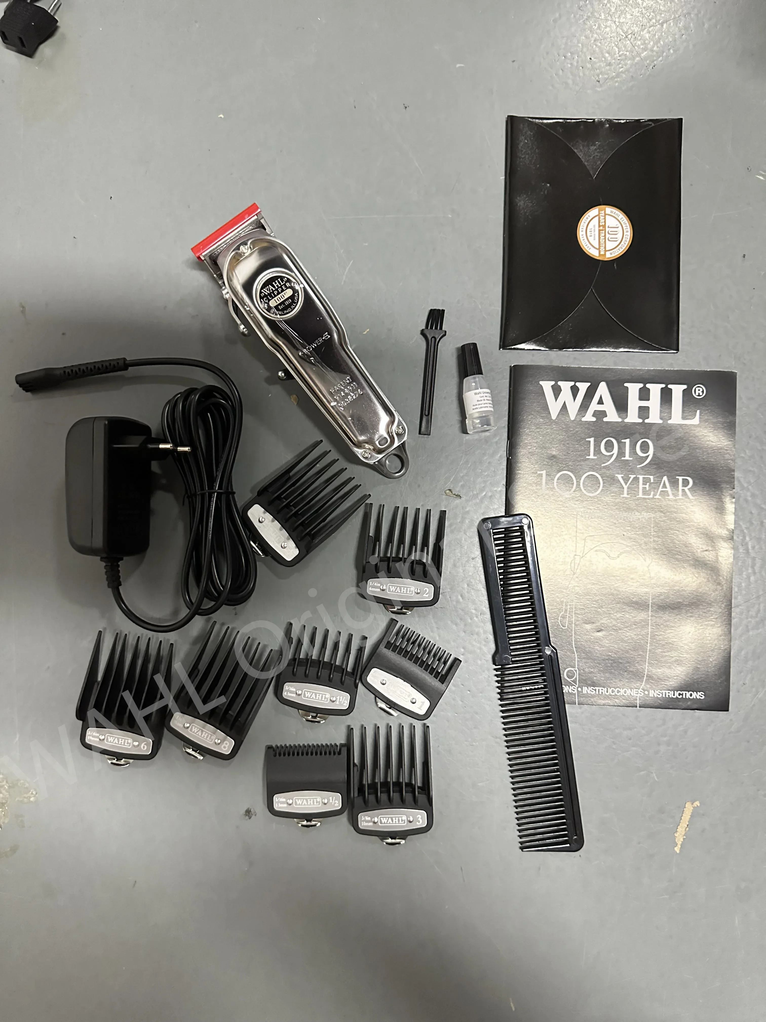 WAHL 남성용 무선 시니어 클리퍼, 이발사 커팅 머신 클리퍼, 100 년 전통 한정판, 오리지널 1919