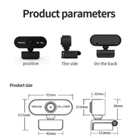 NEW Autofocus Web Camera 2K 1080P HD Webcam Built-in Mic Plug and Play USB Camera Video Conferencing - Image 6